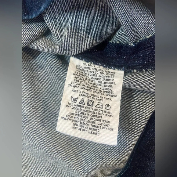 HOLDING HORSES Anthropologie Women’s Western Denim Skirt w/ Fabric Size 27 - Picture 8 of 12